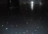 Black epoxy Hex Hieroglyphic Glitter